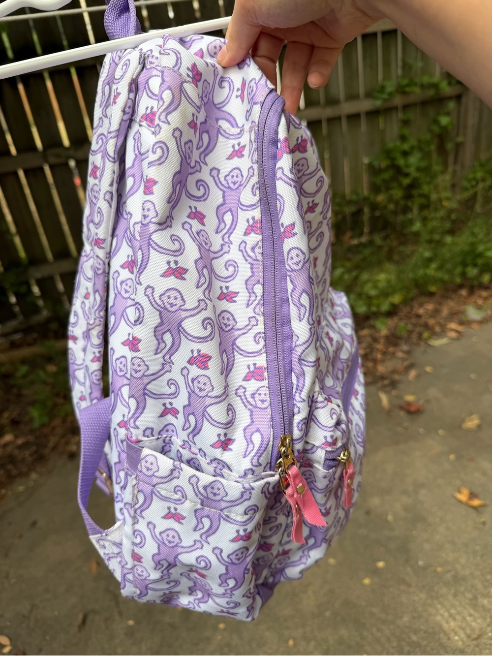 Roller Rabbit Pottery Barn Lilac Backpack - Picture 10 of 16